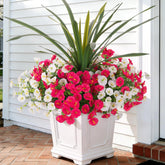 INXUGAO outdoor morning glory bundles with eucalyptus leaves for vibrant porch display.