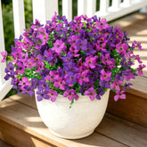 INXUGAO purple daisy outdoor flower bundles add year-round color to porches and planters.