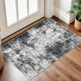 IOHOUZE small abstract rug 2x3 front-view for entryways with modern color blend