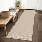 IOHOUZE washable runner rug 2x6 in beige khaki for busy hallways.