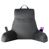 IPYNBAP reading pillow with arms, front view for comfortable reading sessions.