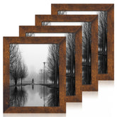 iRahmen rustic wood frame for 8.5x11 diplomas, wall-ready