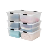IRIS USA clip box with latching lid for secure storage and easy access.