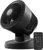 IRIS USA WOOZOO air circulator fan with remote controls cooling from anywhere.