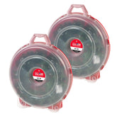 IRIS USA 24-inch wreath storage container with latches secures wreaths and keeps them organized.