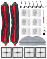 iRobacc main brush for Roborock Q10 S5+ boosts pickup and protects hard floors