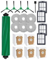 iRobacc Roomba Plus main brush with anti-tangle fins for consistent suction