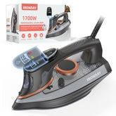 IRONDAY steam iron with LCD screen for precise fabric settings