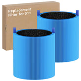 iSingo 2-pack box for 511 A11ergenBlock filters, convenient replacement