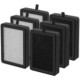 isingo six-pack lv-h128 replacement filter for levoit purifiers improves air quality