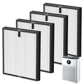 isingo HAP603 four-pack replacement filter for ECOSELF purifiers improves air freshness