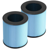 iSingo MK03 two-pack filters, front view, ready for quick replacement.