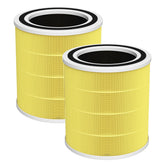 isinlive AC400 replacement filter two-pack front view, ready for quick at-home air refresh