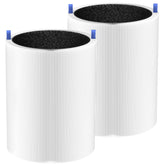 ISINLIVE 311i+ Max filter front view with two replacement cartridges for clean air.