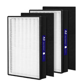 isinlive A2 replacement filter 2-pack for Filtrete purifiers, easy installation