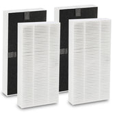 Isinlive four-pack FRF102B front view β easy-to-install replacement filters for Febreze and Honeywell purifiers.