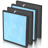 Isinlive HSP001 filter A 2 pack front view for easy replacement and quick setup