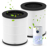 isinlive m03 replacement filter two-pack compatible with MOOKA M03 and B-D03 purifiers