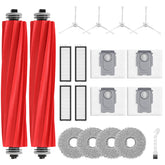Isinlive Qrevo S roller brush pack improves dirt and hair pickup.