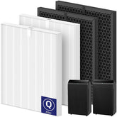 isinlive 5510/5520 replacement filter front view traps tiny particles for cleaner air