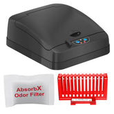 iTouchless sensor lid replacement enables touchless opening and quiet closing.