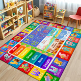 Itvgekp ABC alphabet animals rug supports early letter recognition during circle time.