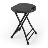 IWDOO folding stool 18-inch handle for easy carry during camping and travel.
