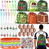 J6&H6 football drawstring bags with varied designs for party favors
