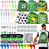 J6&H6 soccer drawstring bag designs for easy party favor storage.
