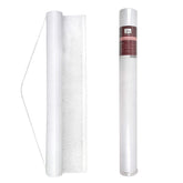 J&A Homes white aisle runner with scroll pattern for elegant ceremony ambiance