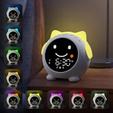 JAHUYU Kids Alarm Clock with OK-to-Wake light guides gentle mornings.
