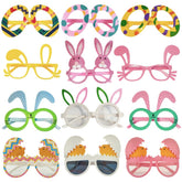JAKADYUKS Easter glasses with chick design for playful photo props at events.