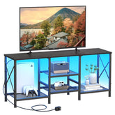 JARHETUN LED-lit TV stand enhances ambience for movie nights