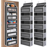 Jarlink over door organizer with five pockets for clutter-free entryway storage