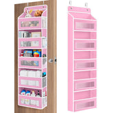 JARLINK over-the-door organizer with five large pockets for easy access.