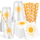 JarThenaAMCS boho sun napkins for stylish, easy cleanup.