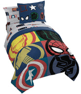 Jay Franco Avengers twin comforter set featuring Captain America for a cozy night sleep