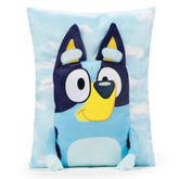 Jay Franco Bluey 3D snuggle pillow front view, ideal for cozy cuddle time.