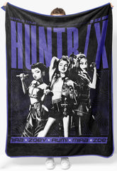 Jay Franco Demon Hunters throw blanket with poster art for cozy living room moments.