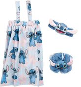 Jay Franco Lilo and Stitch towel wrap ready for bath time fun