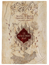 Jay Franco Harry Potter Marauders Map throw 50x70 offers cozy coverage for cool nights.