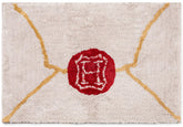 Jay Franco hogwarts-letter bath rug with Hogwarts letter design for magical bath time