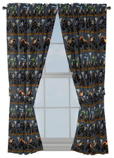 Jay Franco Monster Jam curtain panel hero shows bold truck design for kids' room decor.