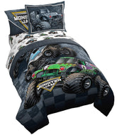 Jay Franco Monster Jam Slash Grave Digger comforter design for adventurous kids
