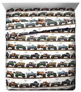 Jay Franco Monster Jam truck print adds high-energy style to a kid's bedroom