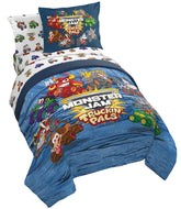 Jay Franco Monster Jam Truckin Pals comforter design featuring Grave Digger for cozy nights.