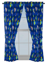 Jay Franco Toy Story drapes with Woody and Buzz, 63-inch panel for playful privacy.