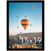 JCJMY 15x19 black frame front view for a clean poster display.