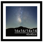 JCJMY frame for 40x40 diamond art without mat, secure display.