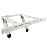 JEACENT universal window AC bracket inside installation showing tool-free setup.